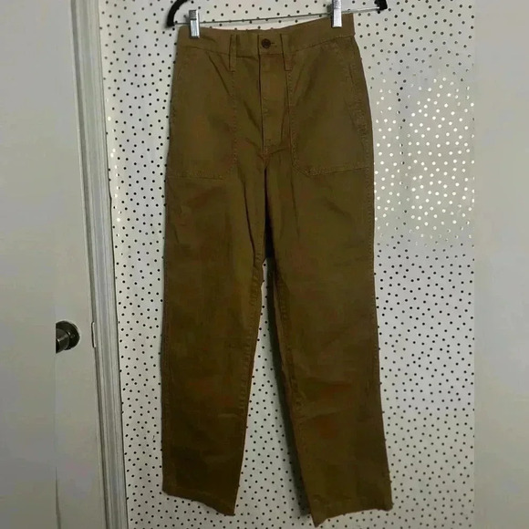 Madewell The Perfect Vintage Straight Workwear Pant - Picture 1 of 12